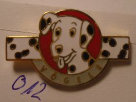 1 Vögele - Dalmatiner Hunde Pin (O12)