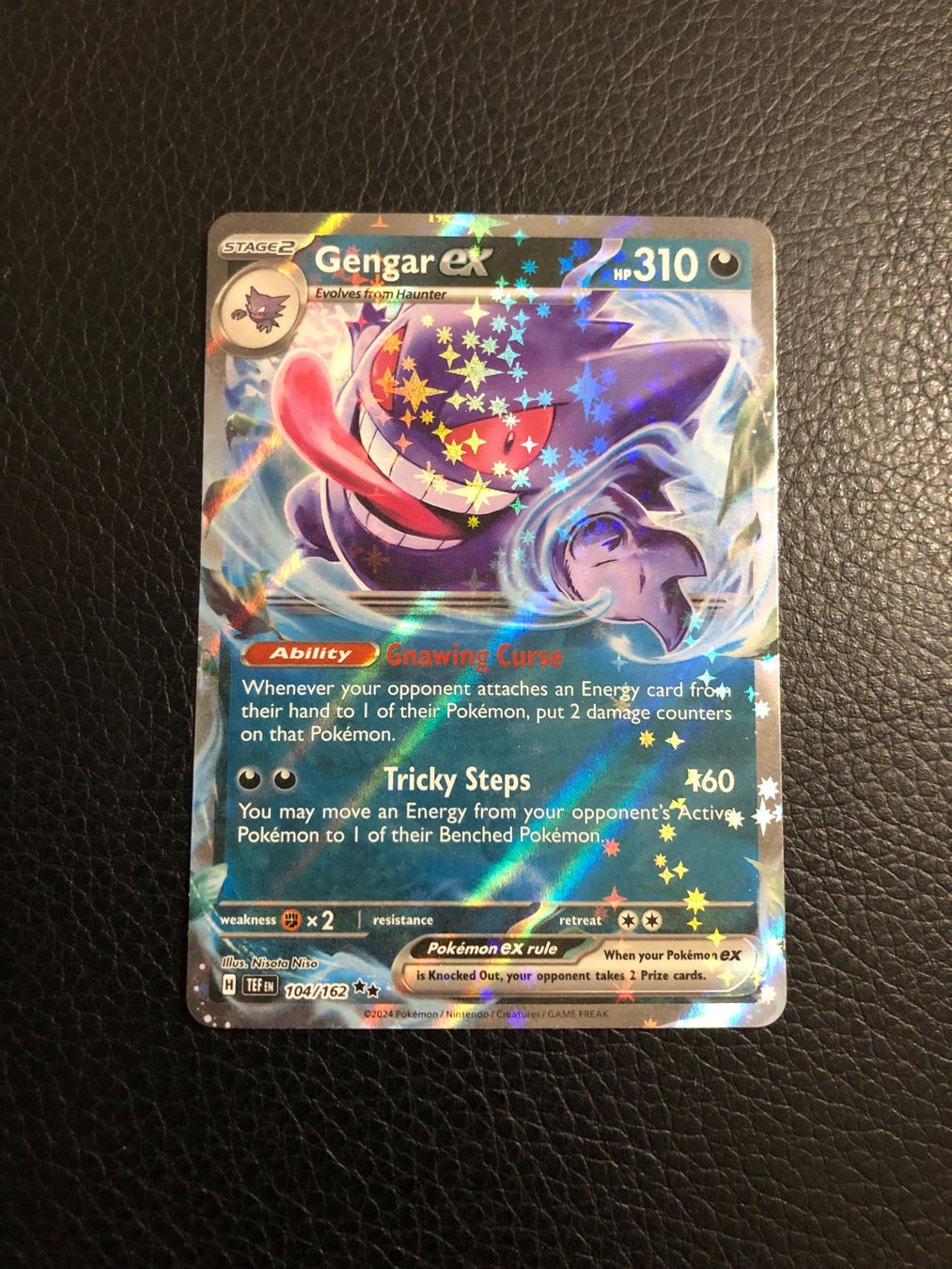 Pokémon Sammelbilder & Trading cards: Temporal Forces - Gengar ex 104/162 NM Ab 1 – Gebraucht aus Paradiso von Pkmn10