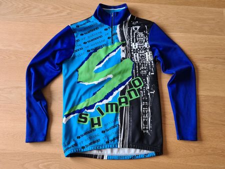Cycling Vintage Rarität - SHIMANO Rennvelo Cycling Trikot