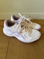 Asics Sportschuhe / Tennisschuhe weiss / lila Gr. 33.5