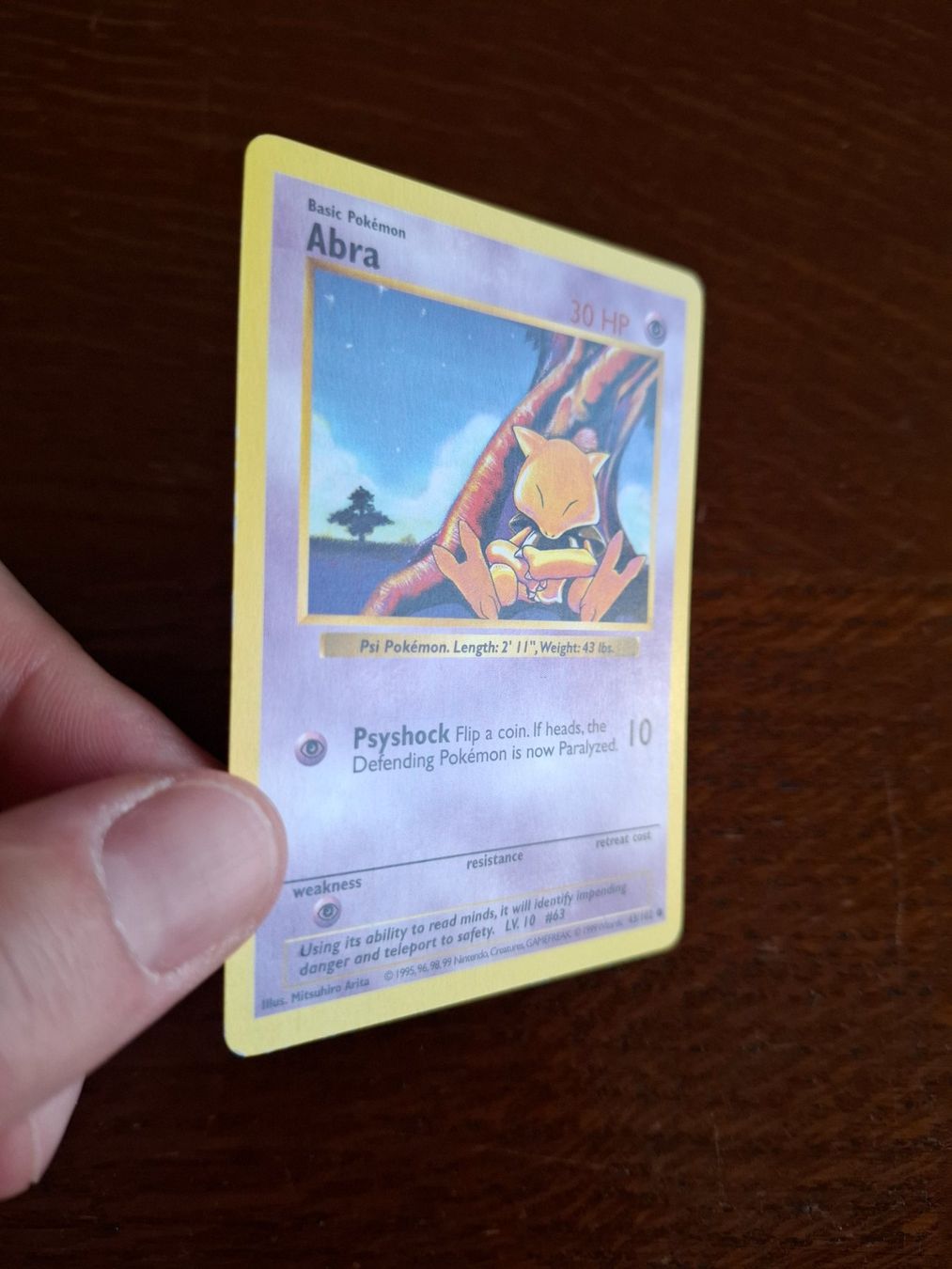 Pokémon Sammelbilder & Trading cards: Pokemon Abra Base Set Shadowless 43/102 – Gebraucht aus Giornico von ale_lc8k 2