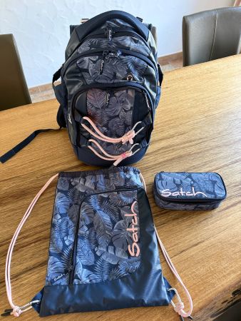 Satch Schulrucksack mit Etui und Sportsack