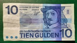 TIEN GULDEN de nederlandsche Bank / 1968