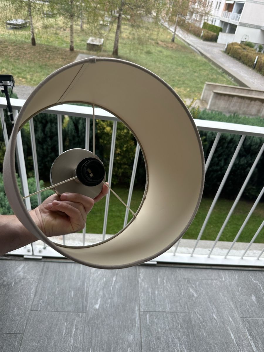 Lampadari & plafoniere: Deckenleuchte Vandeheg E27 beige Textilschirm neuwertig – Usato da Zürich venduto da Gazo_11 1