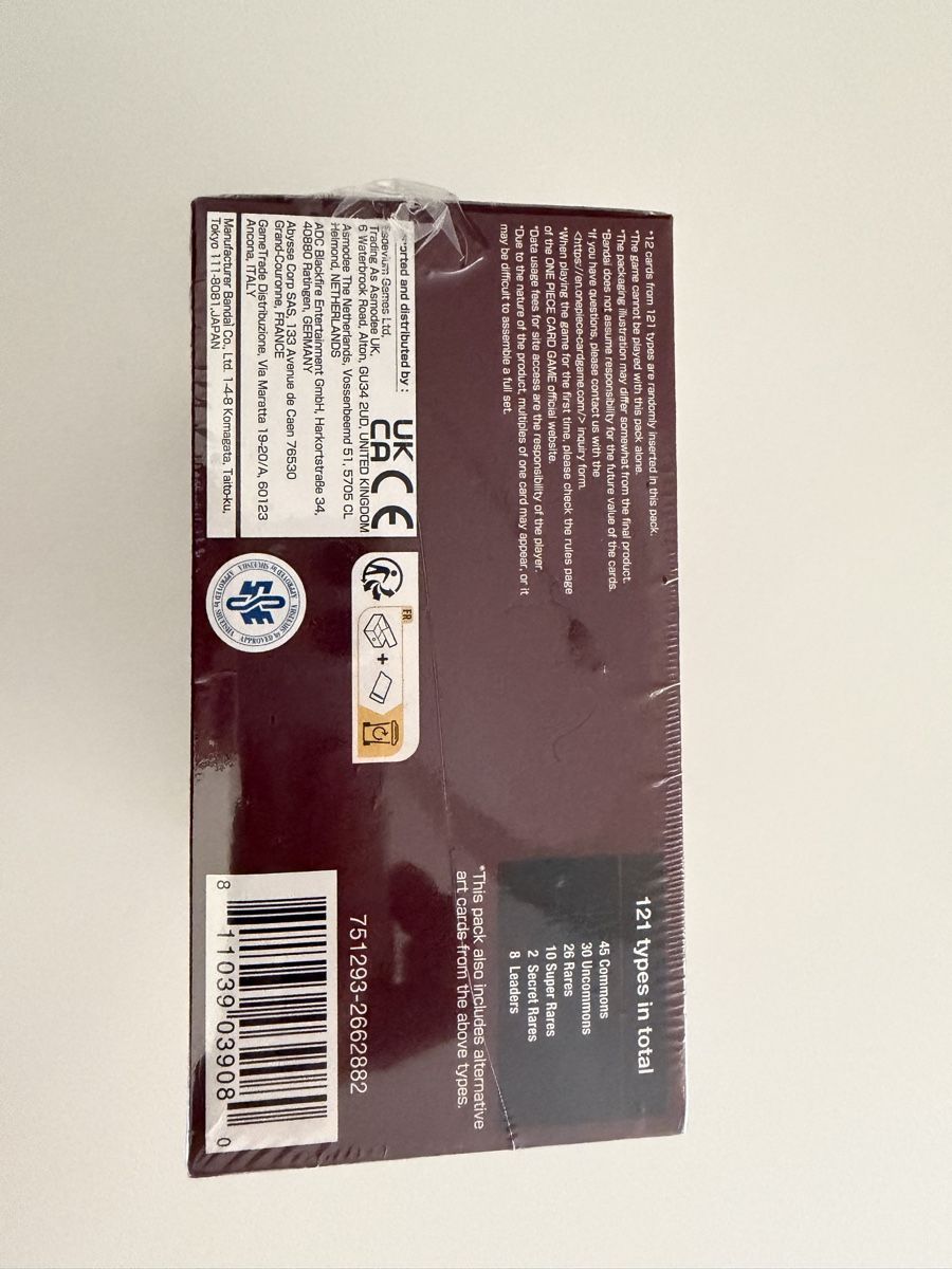 Bandai Sammelbilder & Trading cards: Op02 box – Gebraucht aus S. Antonino von Mc2495 5