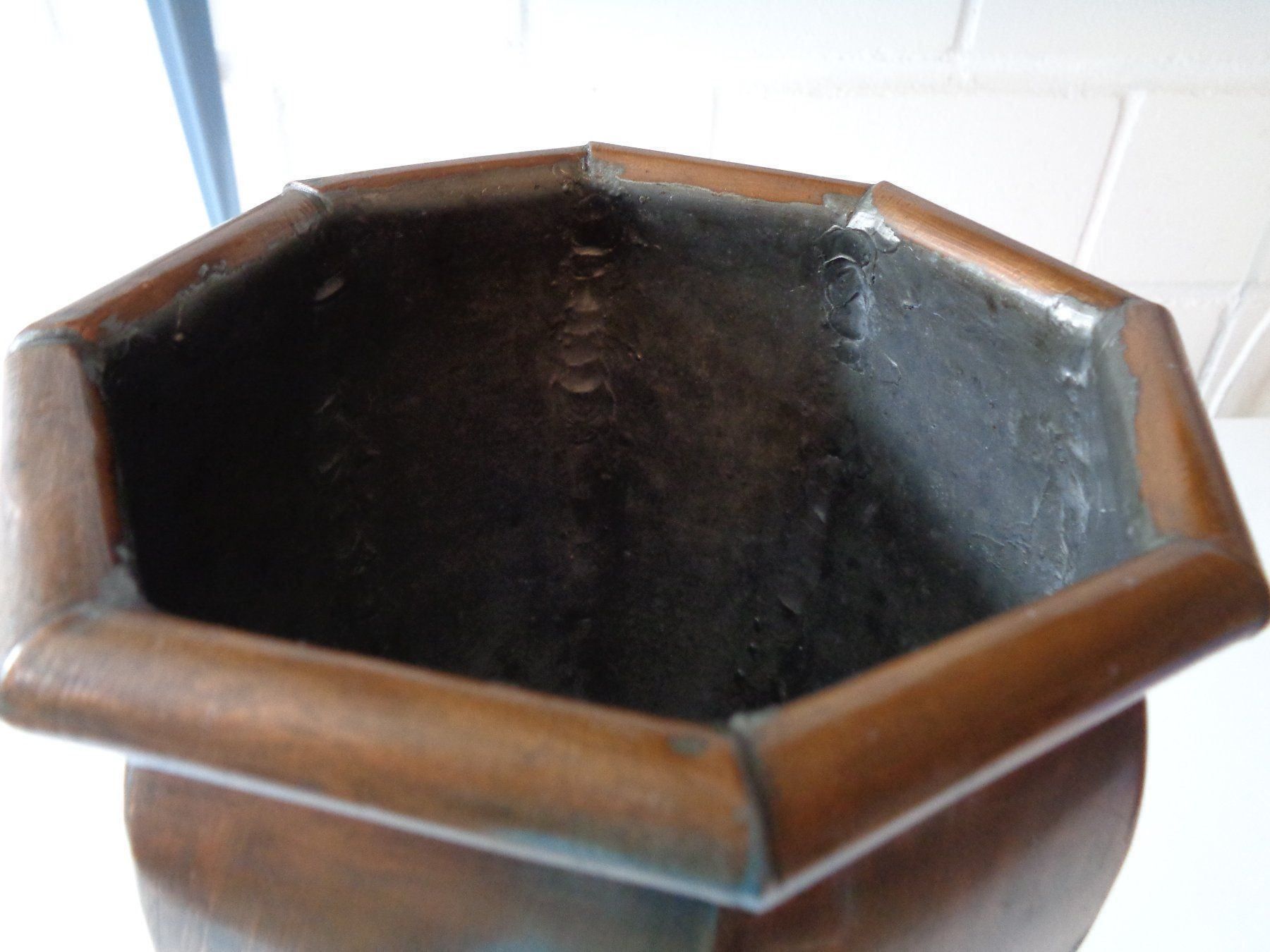 Vasi & Recipienti: Kupfer-Vase, CH-Handarbeit von 1953 – Usato da Wiesendangen venduto da Gullfoss 2