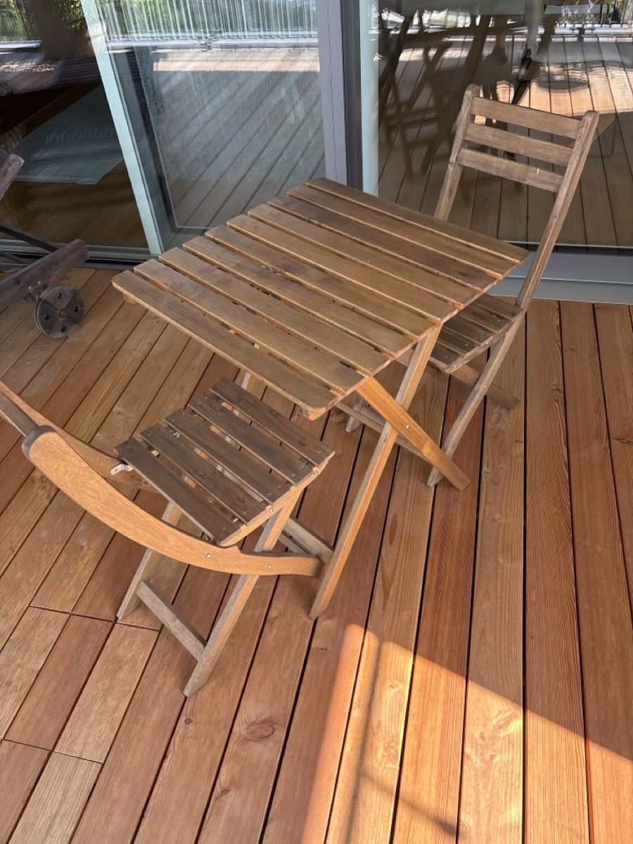 Set de table et chaises: Gartentisch und 2 Stühle – D'occasion à Wettingen par thomasito01 1