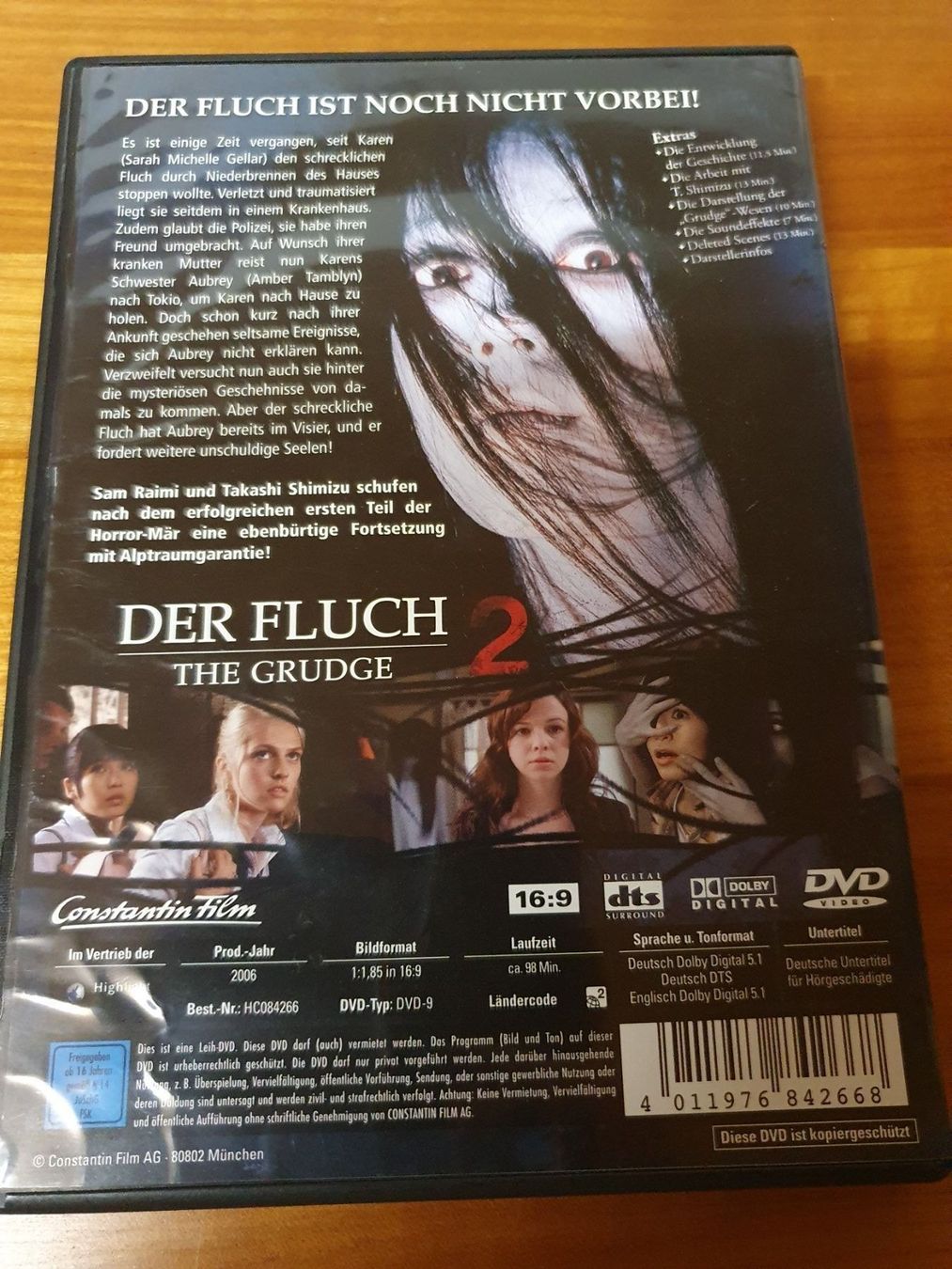 Tutti i DVDs: Der Fluch The Grudge 2 – Usato da Oberdorf BL venduto da BaldenEagle 1
