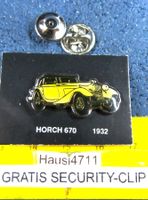 HORCH 670 1932 AUTO OLDI PIN GLASIERT mit SECURITY-CLIP