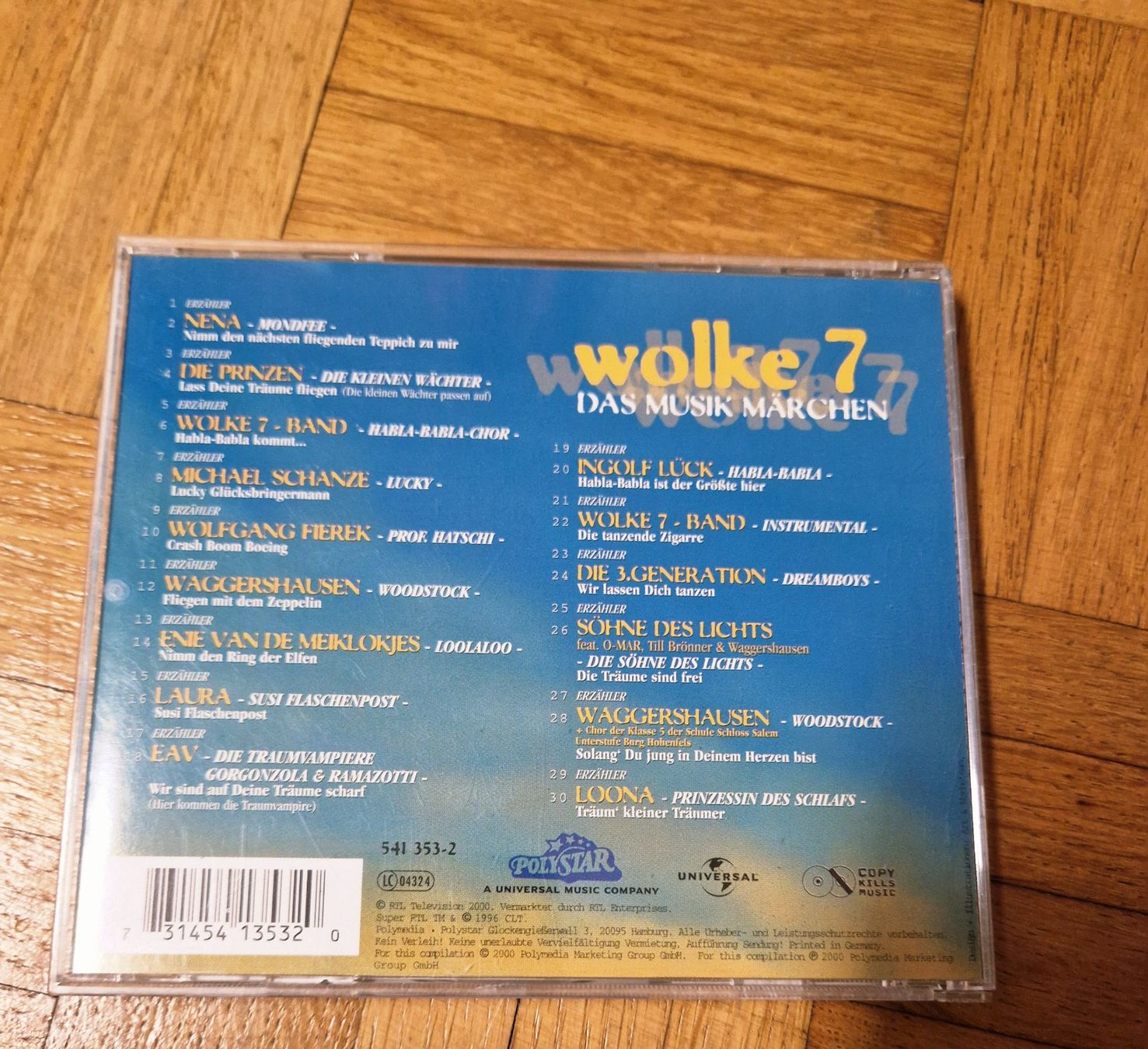 CDs: Wolke 7 das Musikmärchen – Gebraucht aus Stüsslingen von white_angel86 1