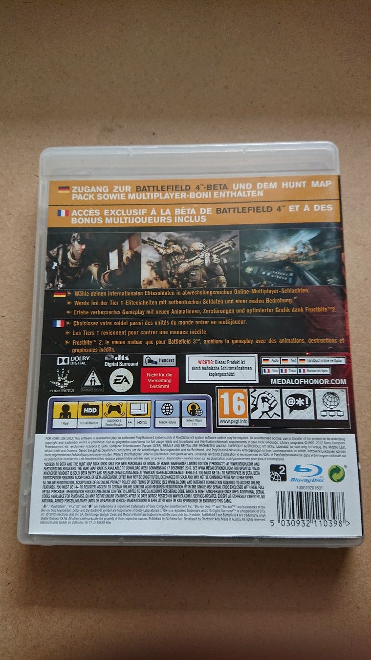 Giochi: Medal of Honor Warfighter - PS3 - – Usato da Chur venduto da FreakofRarity 1