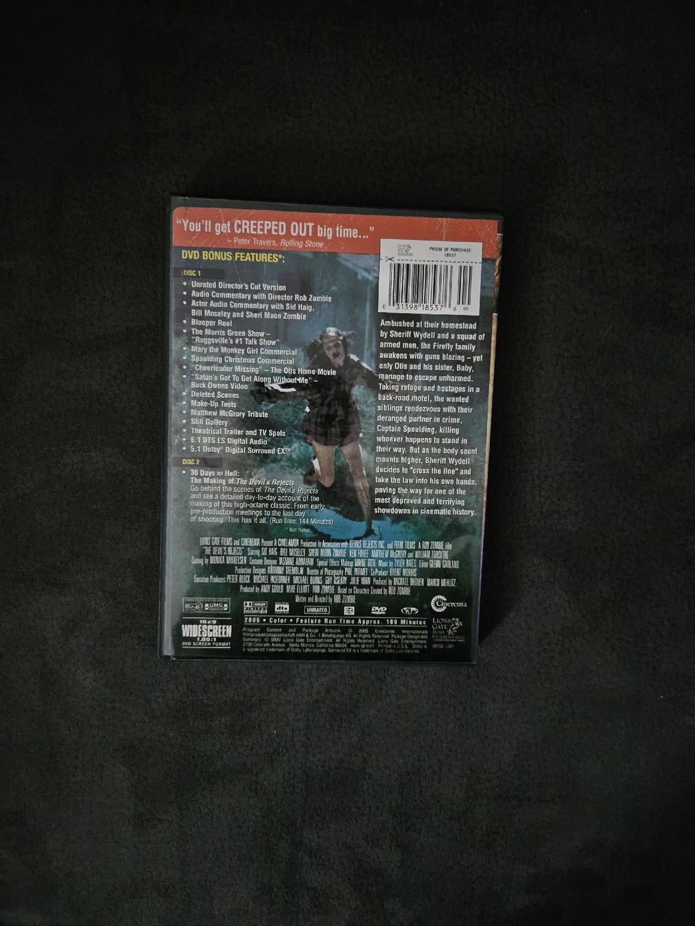 Tutti i DVDs: The Devils Rejects DVD english unrated – Usato da Itingen venduto da punkyclown84 1