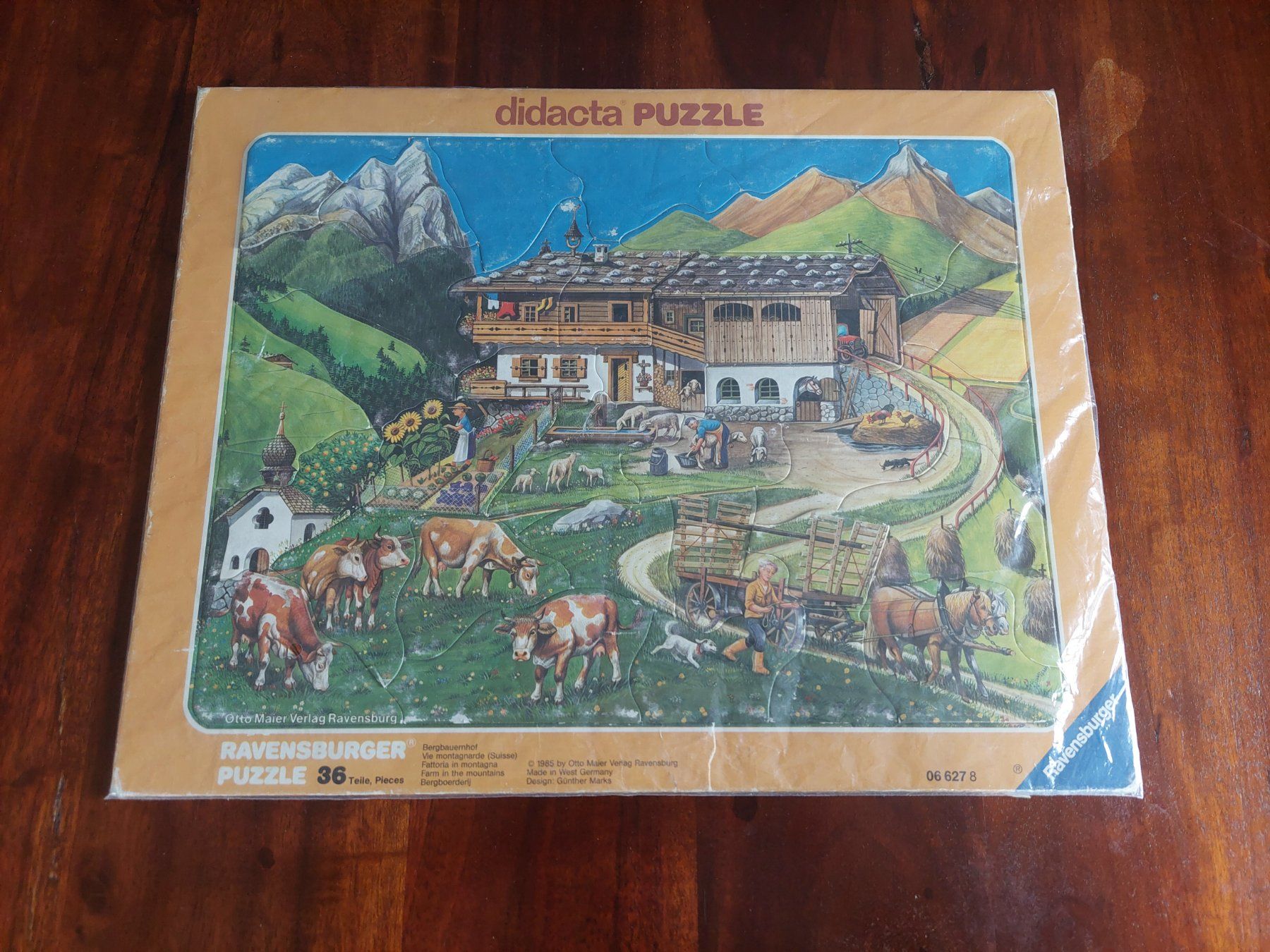 Ravensburger Puzzle: Ravensburger Puzzle 36 Teile Bergbauernhof – Usato da Beckenried venduto da Havacola 1