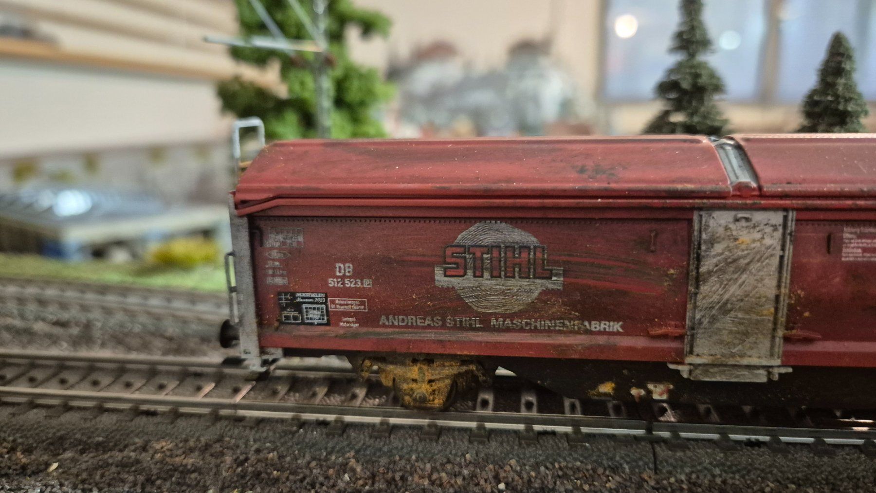 Märklin Modellini di ferrovie: Märklin 48123 Güterwagen Stiel – Usato da Dübendorf venduto da Aki1965 2