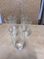 5 Weissweingläser mit Gravur