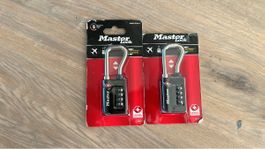 Neues Master Lock Zahlenschloss, 2er Set, TSA-Zugelassen