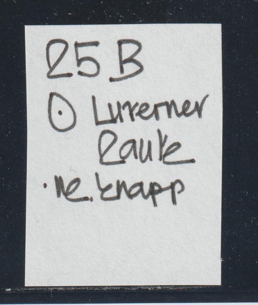 Tous les timbres: Strubel 25 B mit Luzerner Raute – D'occasion à Siebnen par Fstaehli 2