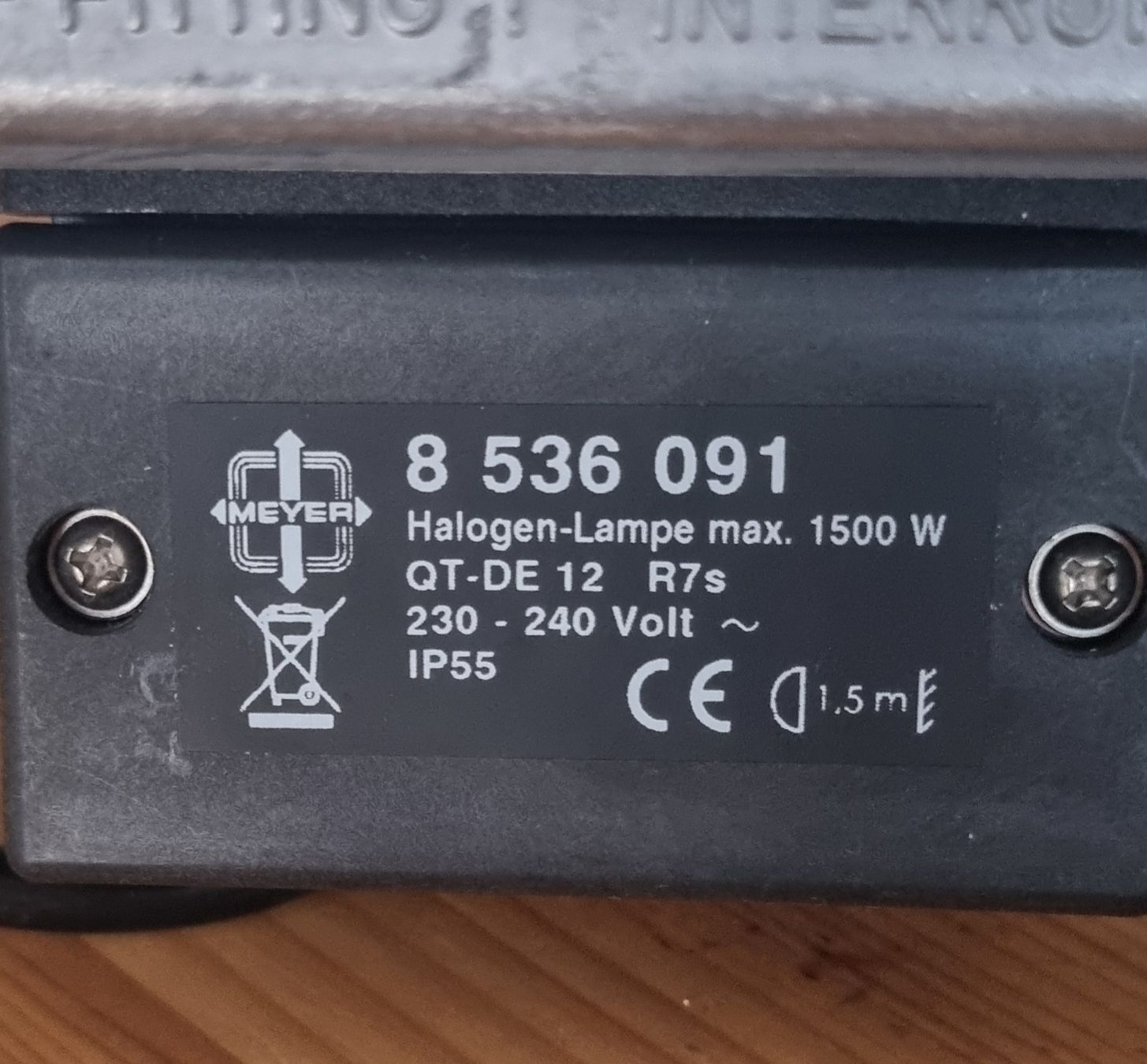 Lampade: Baustrahler Baustellenstrahler Halogen 1500 Watt Strahler – Nuovo (secondo la descrizione) da Affoltern am Albis venduto da thingsANDthings 1