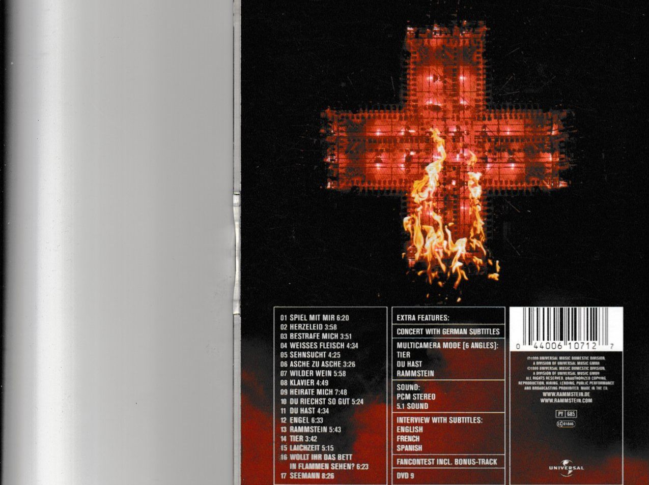 Tutti i DVDs: Rammstein - Live aus Berlin – Usato da Chur venduto da zowie72 1
