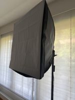 Foto Beleuchtungsset Softboxen, 2 Stative  inkl. Tasche