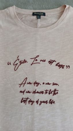 NEW MASSIMO DUTTI DAMEN SHIRT GRÖSSE L