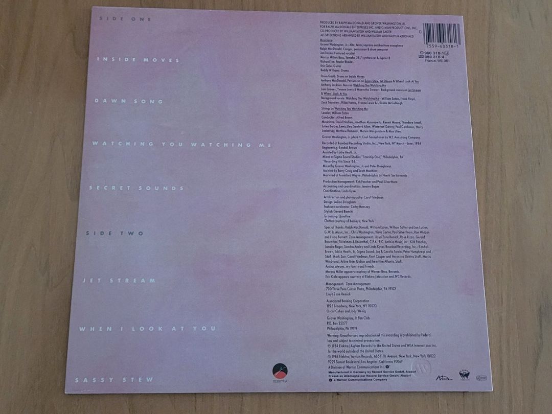 Dischi in vinile: LP  Grover Washington, Jr. – Usato da Martigny venduto da MZ-67 1