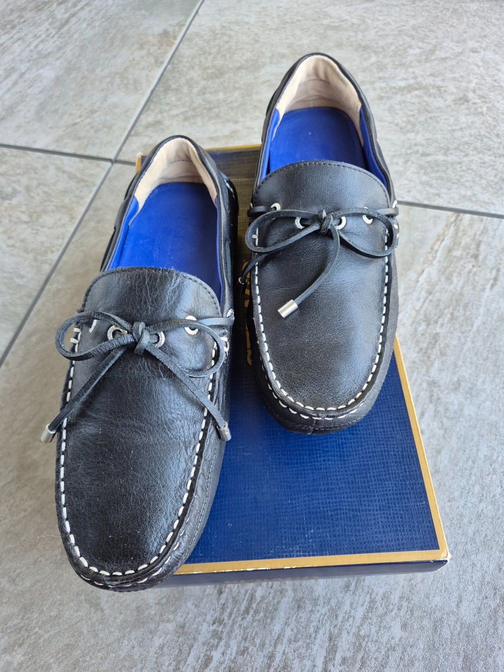 Sebago Scarpe da uomo: Mocassins Sebago cuir noir pointure 41 - NEUF – Nuovo e nell'imballaggio originale da Genève venduto da Talhinho 3