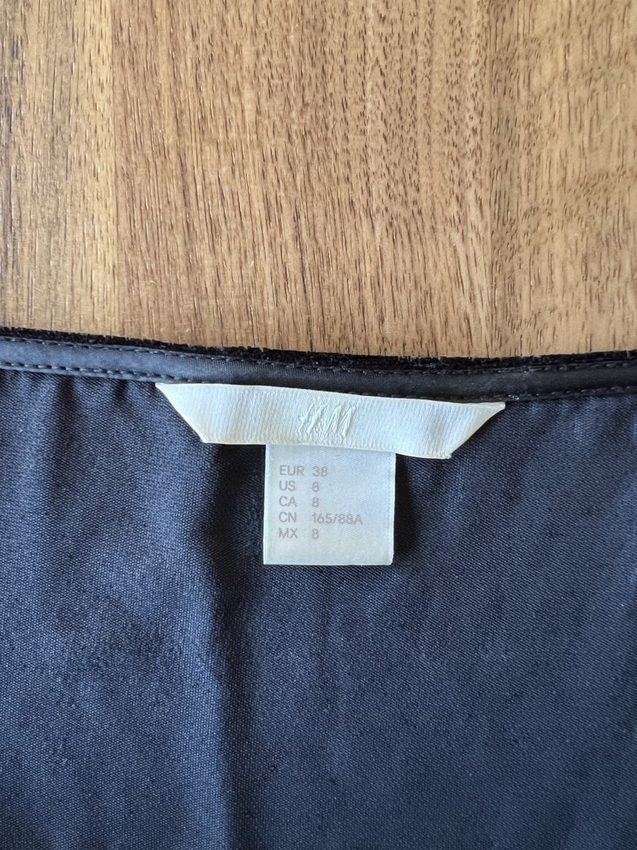 H&M Tops: Top en velours H&M – Neu (gemäss Beschreibung) aus Servion von sap_w8wg 1
