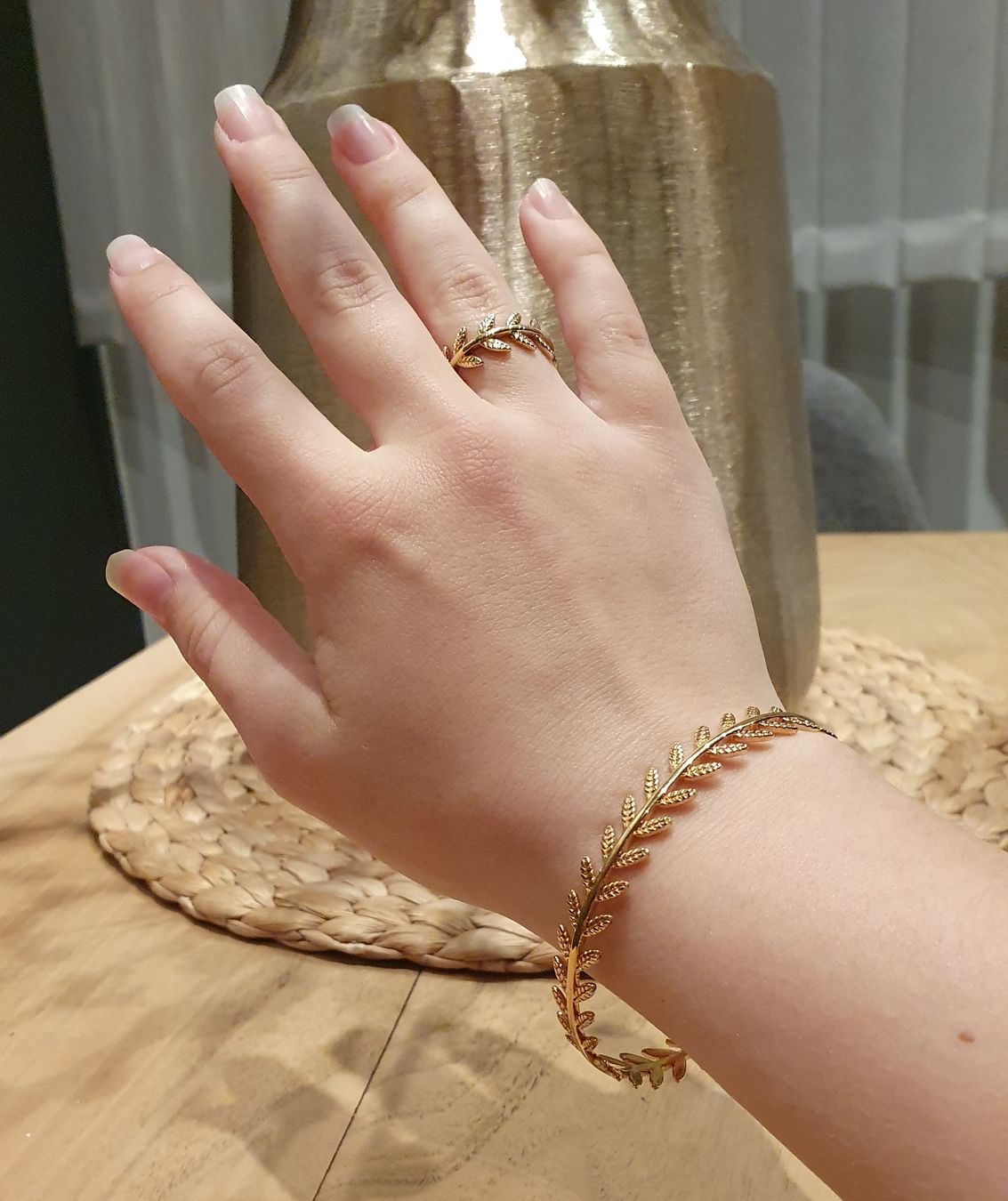 Bracciali & Braccialetti: Armreif und Fingerring, vergoldet – Nuovo (secondo la descrizione) da Steinach venduto da Xamax18 3