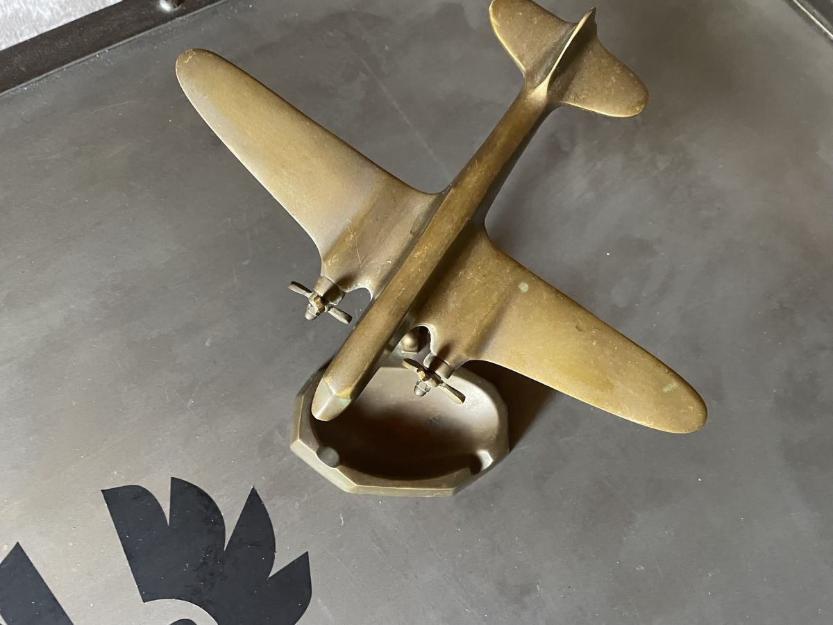 Portacenere: Flugzeug Aschenbecher DC-3 Art Deco – Usato da Thun venduto da Mumi 4