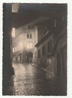 Postkarte Bern 23.08.1937 "Häuserpartie an der Postgasse"