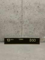 Boselli Calenda 30 Flip Clock / Klappzahlenuhr Italy Solari