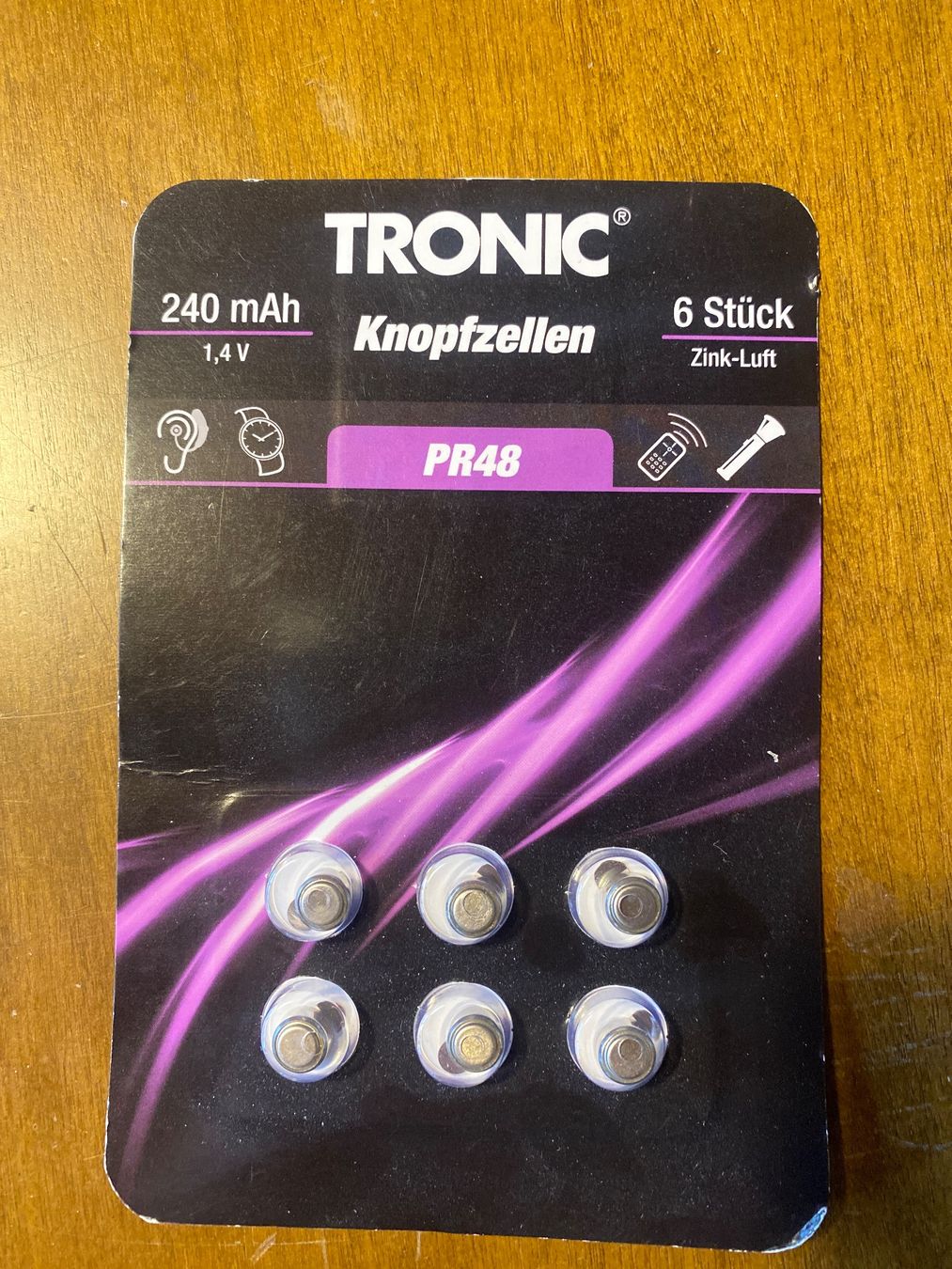 Akkus & Batterien: Knopfzellen PR48 – Neu und originalverpackt aus Schlieren von neopreniii