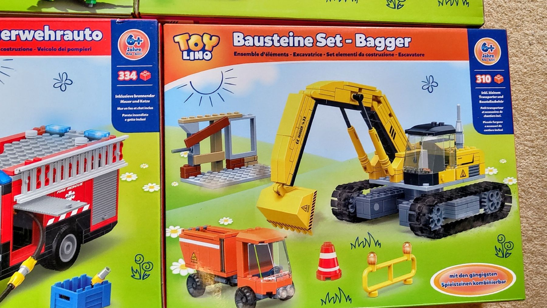Baukästen: 6 stk - Toy Lino Building Block Sets 6 Pack New Condition – Neu und originalverpackt aus Glattbrugg von har_jgc7 6