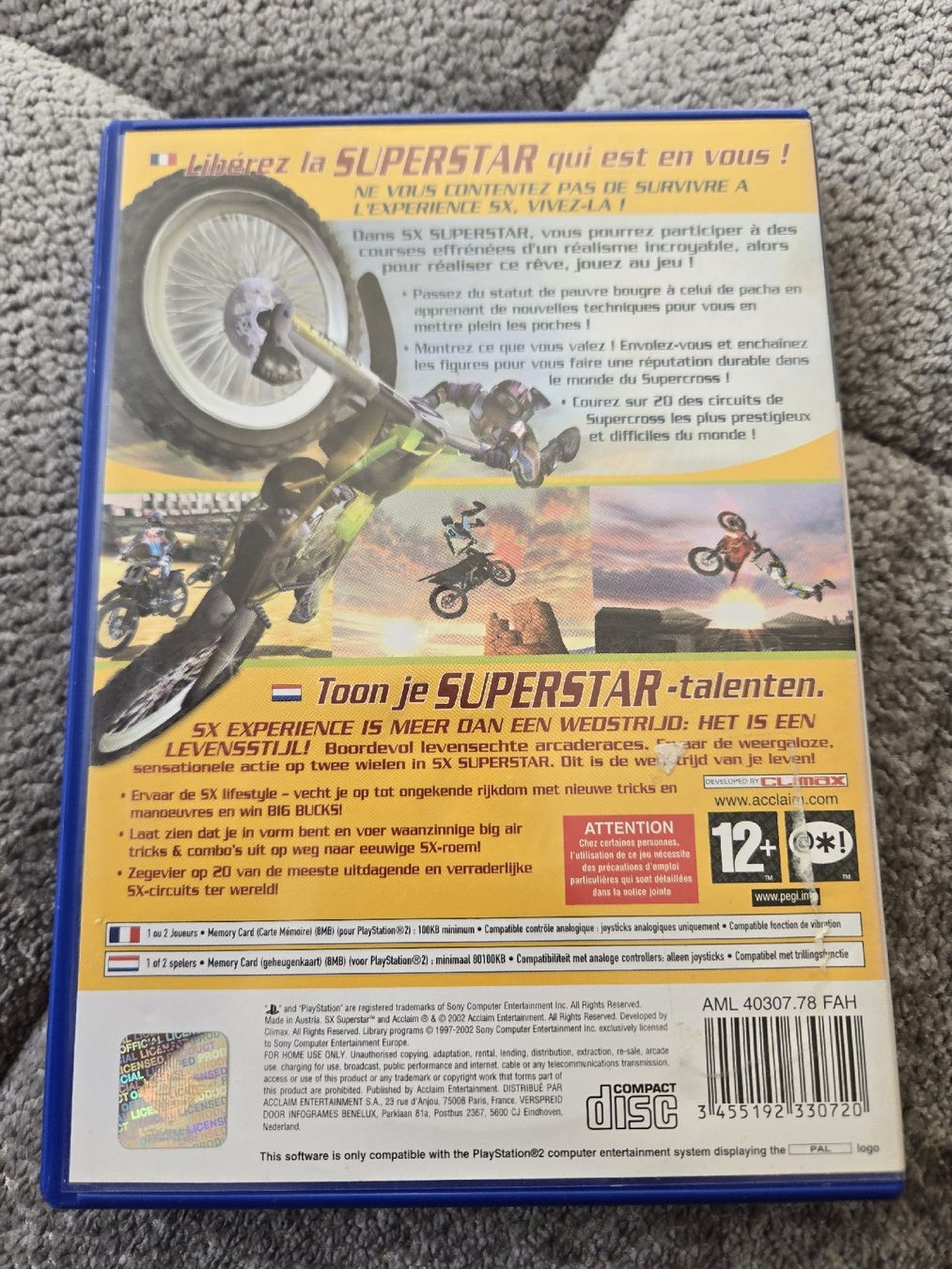 Giochi: SX Superstar PS2 – Usato da Bussigny venduto da Kfdlt 1