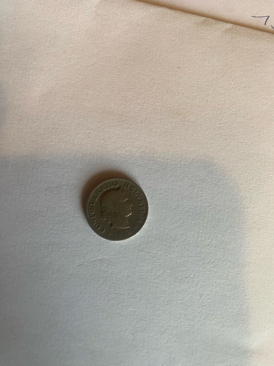 Tutti le monete: 5 Rp 1912 Schweizer Münze – Usato da Menzingen venduto da Edelmuni7 1
