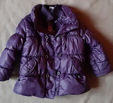 Winterjacke Mädchen Gr. 86 lila