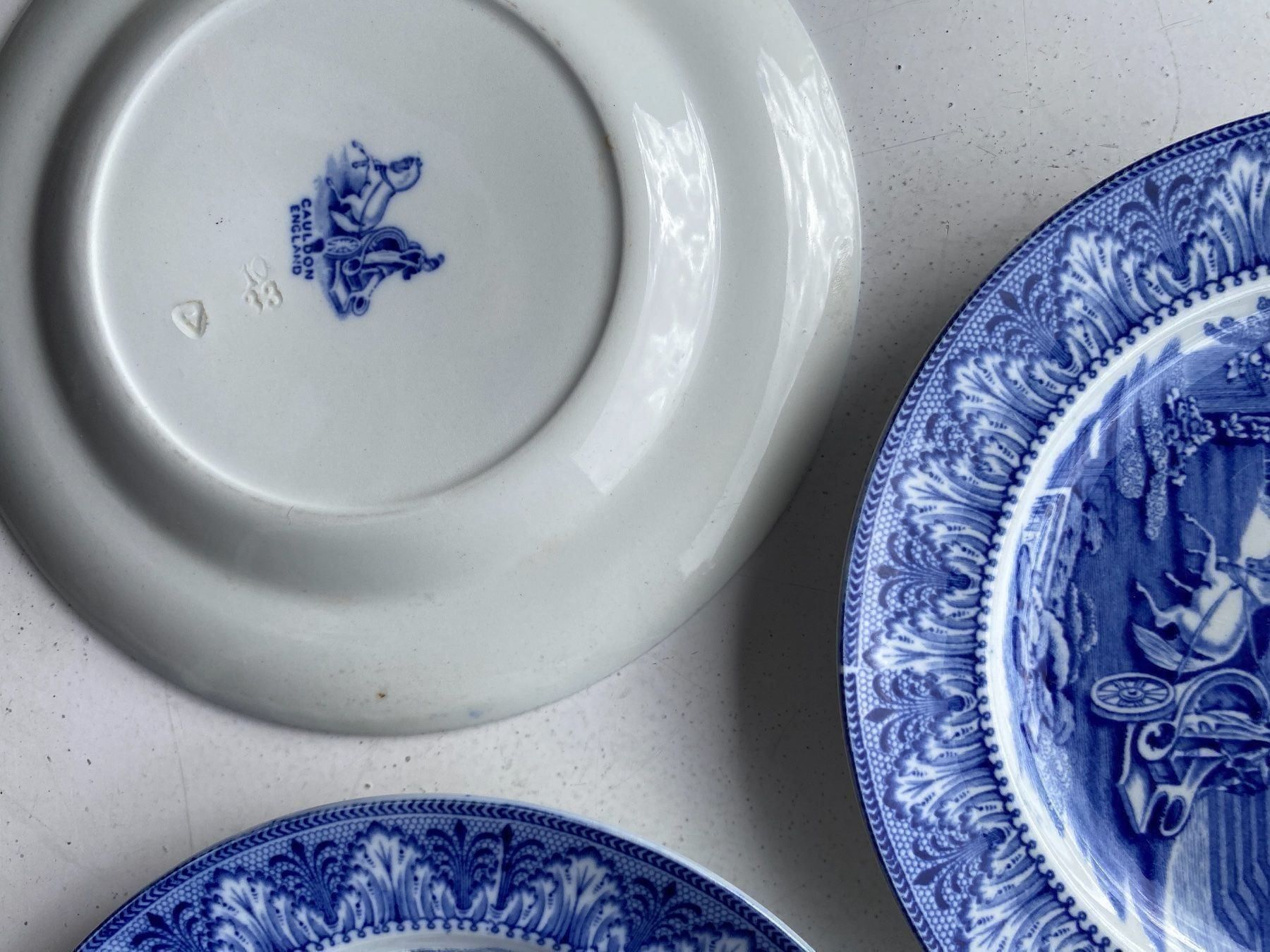 Teller: 3 x ENGLISCHE - CAULDON VINTAGE  TELLER – Gebraucht aus Zürich von lesgarcons 3