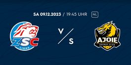 2 Tickets Sitzplatz ZSC Lions - HC Ajoie 09.12.2023