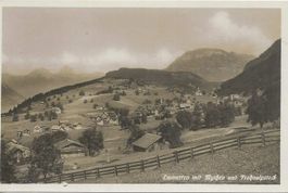 Emmetten NW mit Mythen + Frohnalpstock ca. 1950 sehr gut erh