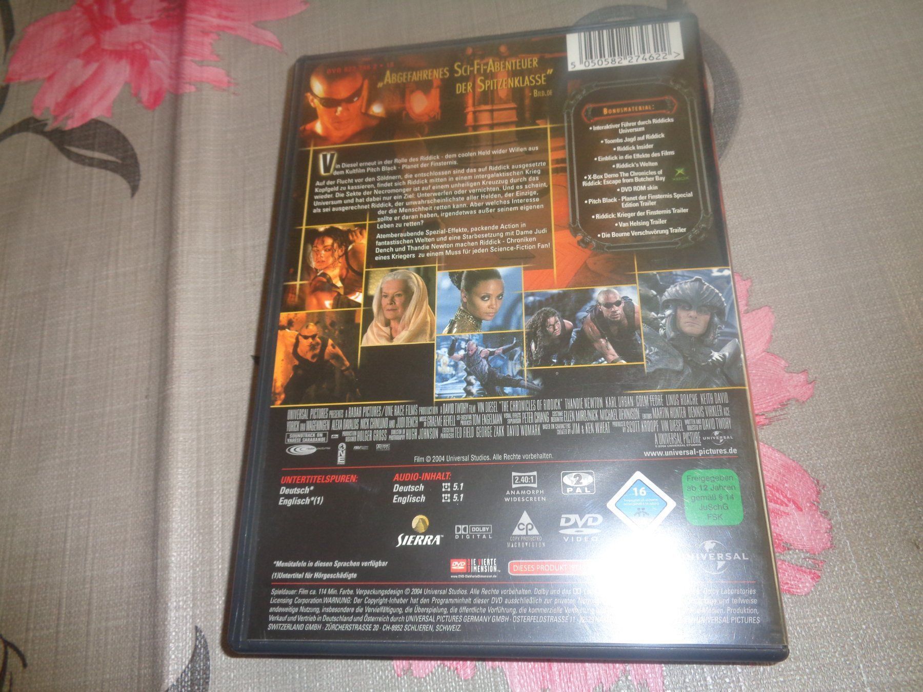 Tutti i DVDs: Riddick - Chroniken eines Kriegers (DVD) – Usato da Olten venduto da Disc-Verkauf 2