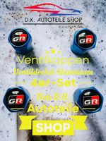 Toyota GR Ventilkappe Ventildeckel Aluminium 4er-Set Blau