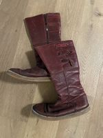 Bottes KIKERS cuir bordeaux 39