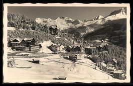 AK Arosa, Hotel Bellevue mit Arosa