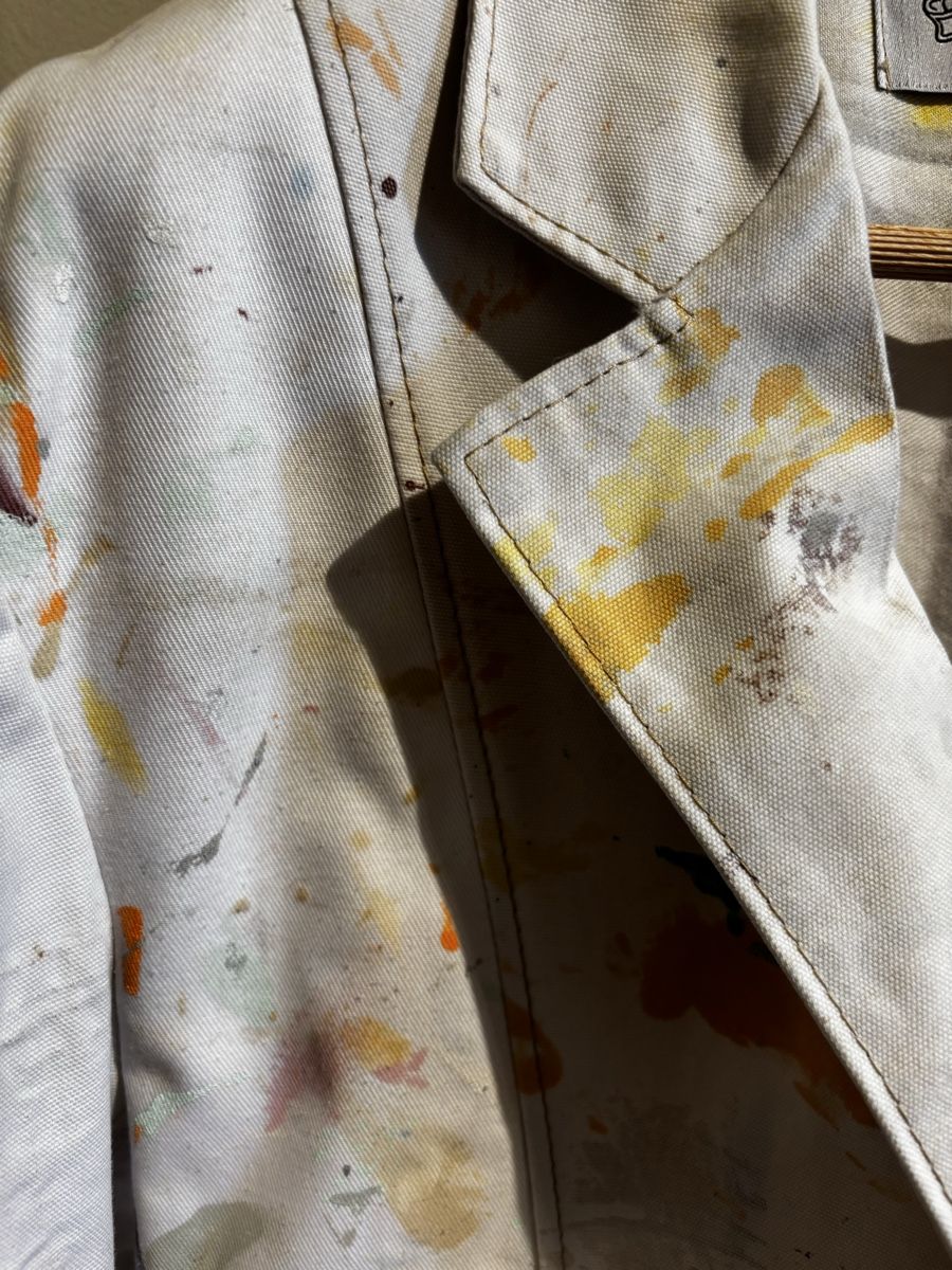 Vestes: Jacket von Daniel Kroh - aus Malerkleidern – D'occasion à Teufen AR par Alex2380 3