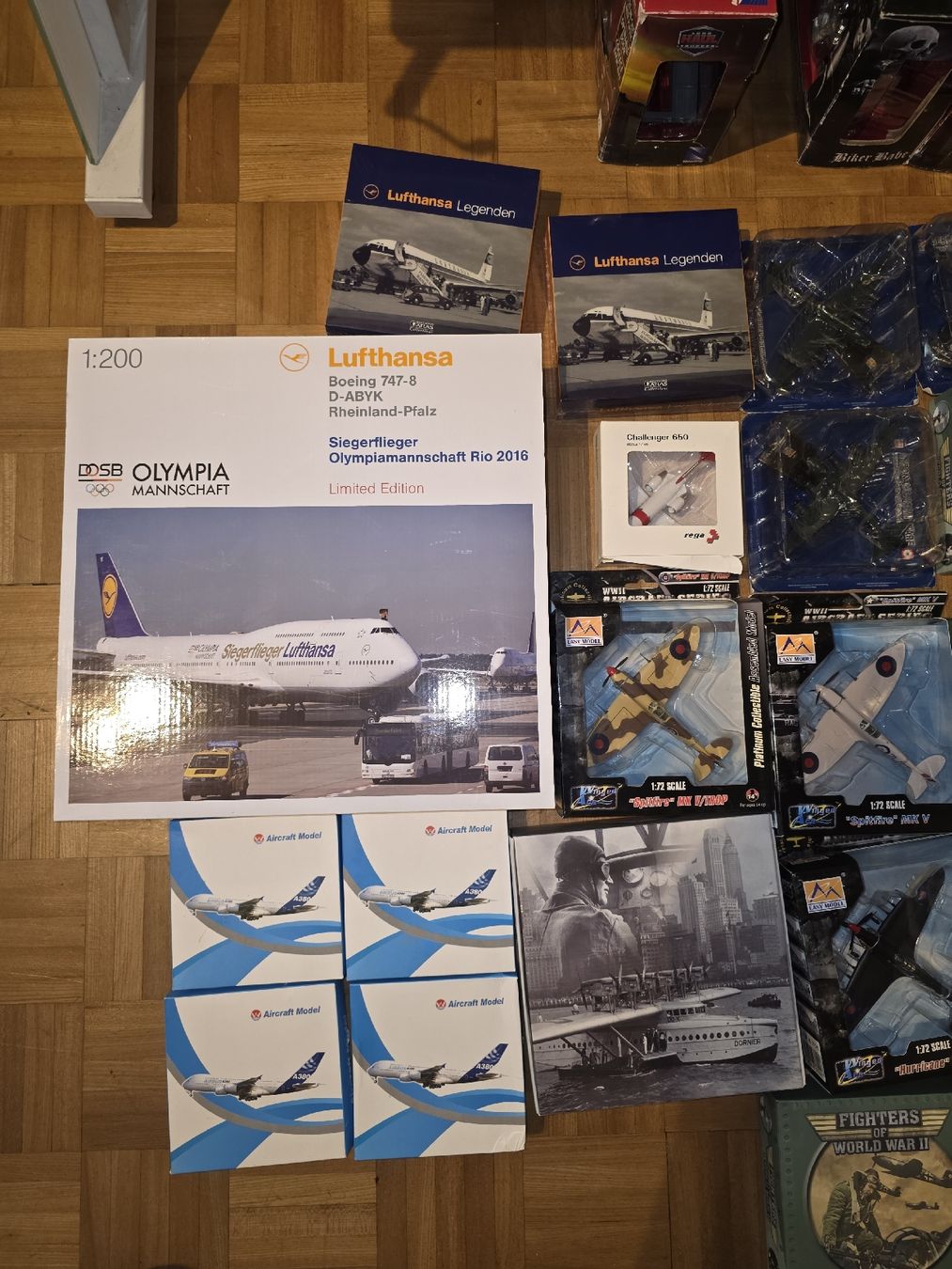 Kit di modellismo & Modellini statici: Flugzeug Modelle konvolut – Nuovo e nell'imballaggio originale da Müllheim Dorf venduto da Mowag731 1