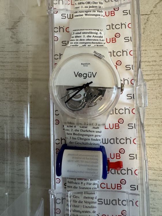 Swatch Orologi: Swatch Vecüv limitiert neu – Nuovo (secondo la descrizione) da Zunzgen venduto da milesdavis76 1