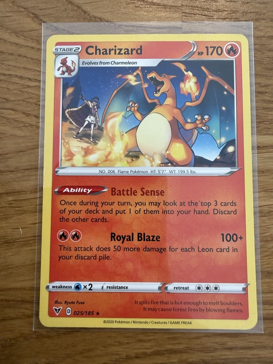 Pokémon Carte collezionabili: Charizard 25/185 – Usato da Amriswil venduto da sim_nlb6