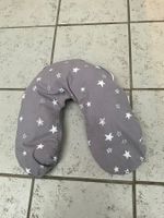 Nacken Stillkissen Sternen-Muster Grau -