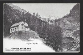 CP Chocolat Klaus : Chapelle Alpestre (1920s)